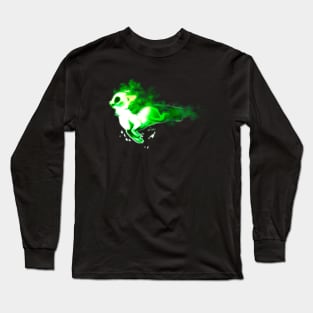 Ghostly Cat Long Sleeve T-Shirt